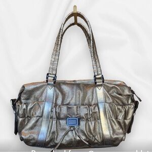 Burberry Metallic Goldstone Leather calfskin Satchel